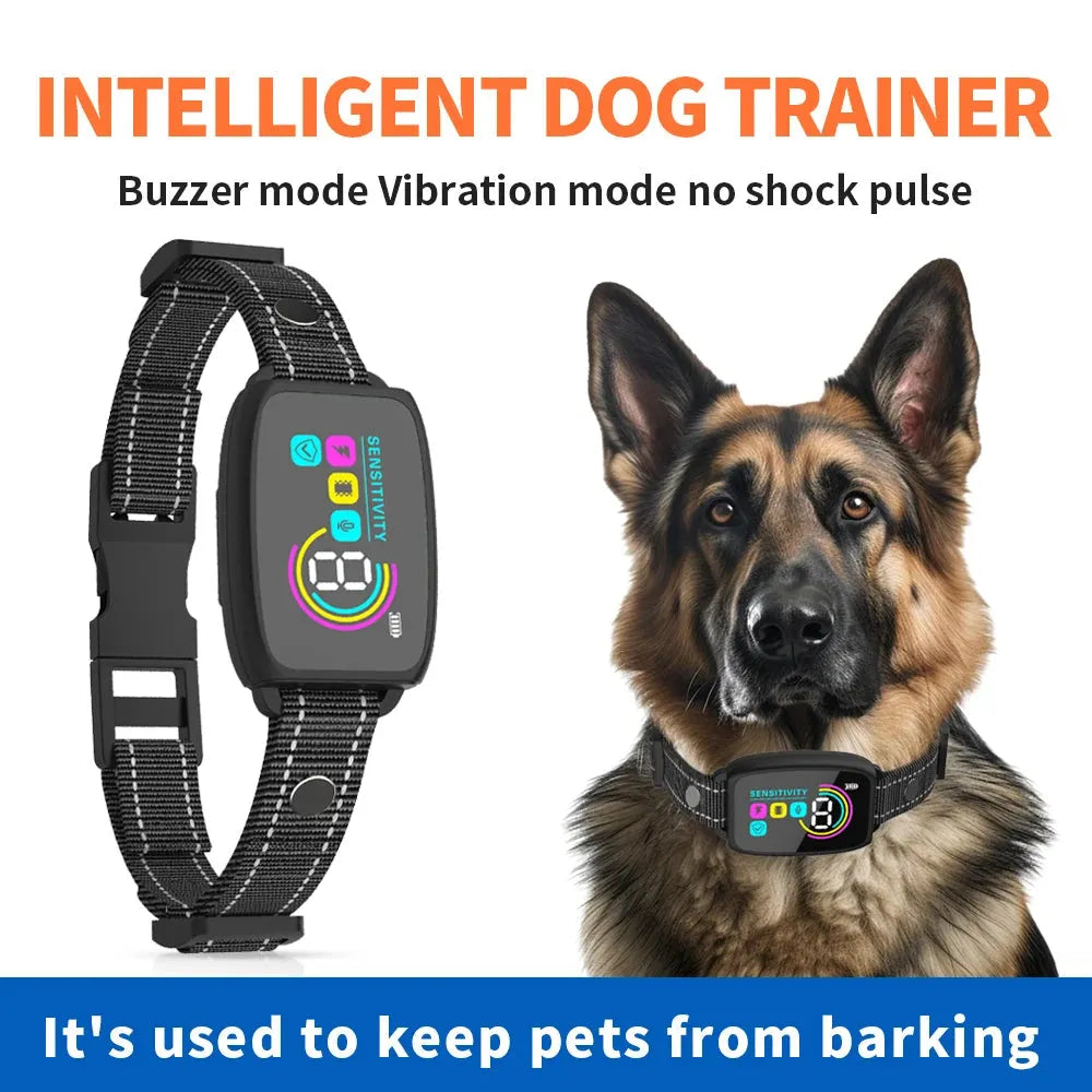 Purrfect Pet Kingdom® - Smart Automatic Anti Barking Dog Collar Rechargeable Bark - Pet Training Aids