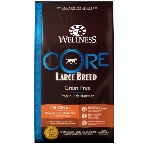 Purrfect Pet Kingdom® - Wellness CORE Grain-Free High-Protein Large Breed Dry Dog - Dry Dog Food