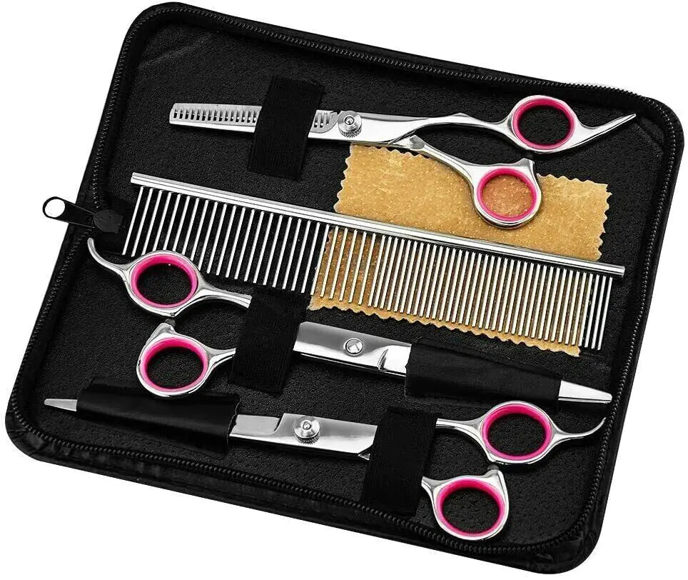 Dog Grooming Scissors Professional Kit Stainless Steel ✂️