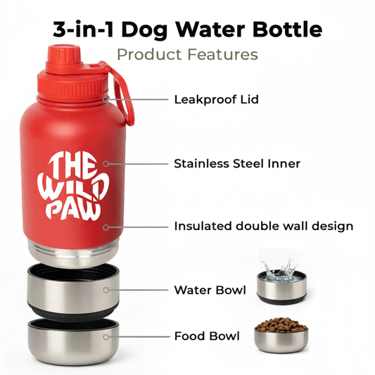 WildSip 3-in-1 Dog Water Bottle