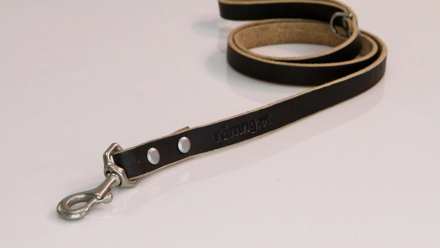 Leather Dog Leash Handmade Premium Quality ๐