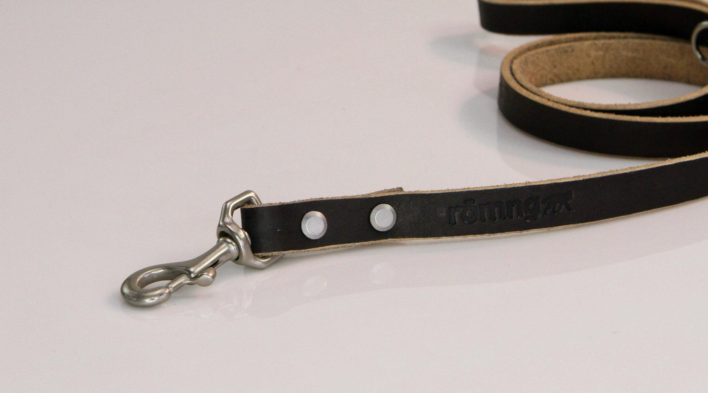 Leather Dog Leash Handmade Premium Quality ๐