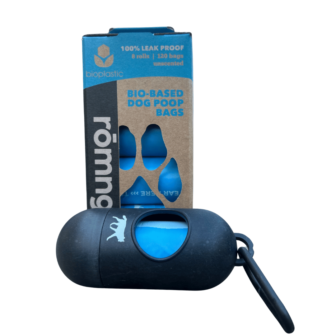 Dog Poop Bags Bundle With Bamboo Dispenser ๐ฑ