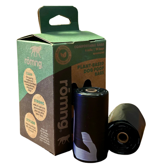 compostable plant-based dog poop bags - Purrfect Pet Kingdom