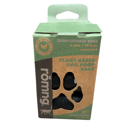Purrfect Pet Kingdom compostable plant-based dog poop bags (180) - Premium Compostable Dog Poop Bags