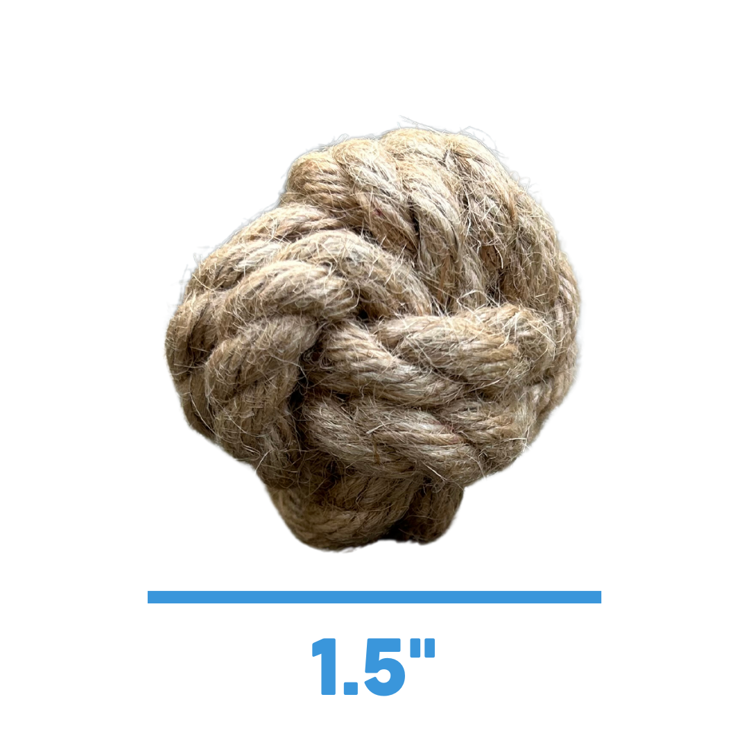 hemp rope dog tug toy - Purrfect Pet Kingdom