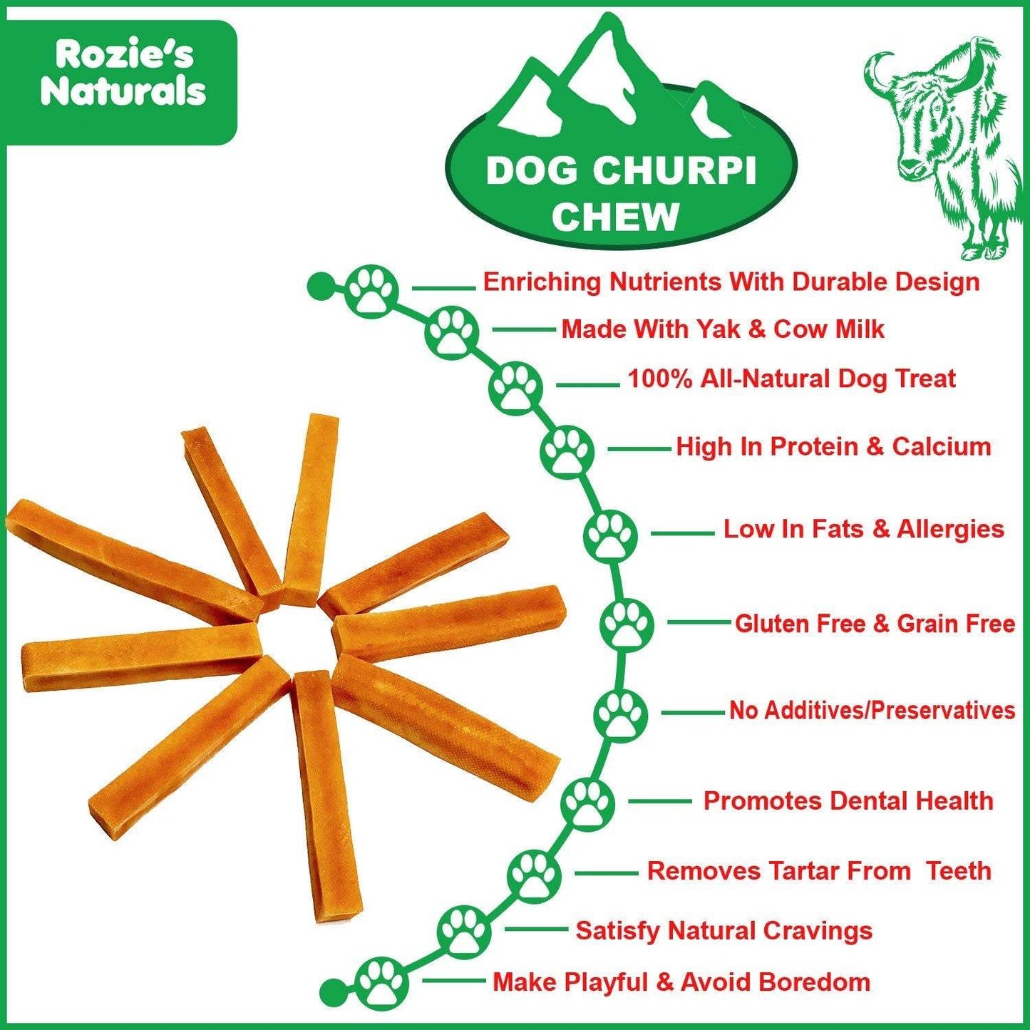 Purrfect Pet Kingdom Long-Lasting Dog Chew Sticks Purrfect Pet Kingdom