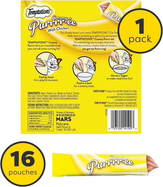 Temptations Creamy Chicken Cat Treat (6.7oz)