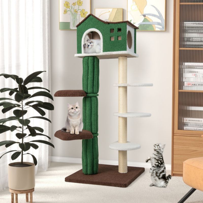 Purrfect Pet Kingdom Safe Indoor Cat Playground Tower Purrfect Pet Kingdom