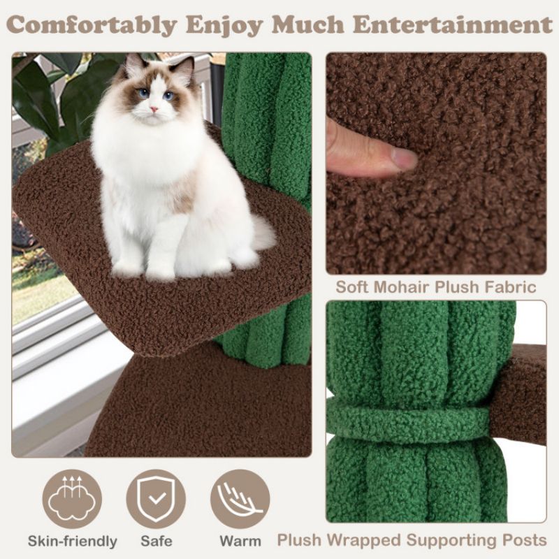 Purrfect Pet Kingdom Safe Indoor Cat Playground Tower Purrfect Pet Kingdom