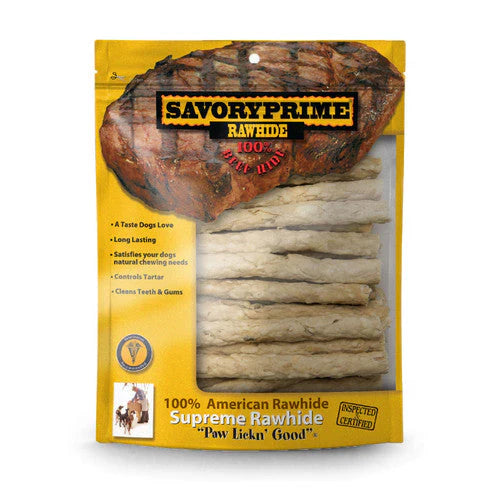 Savory Prime Rawhide Sticks 5Inch 30Pk Dog Treats Premium - main product image