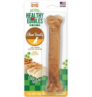 Nylabone Healthy Edibles Chicken Dog Chew Treats (6.7oz) - Chewy Dog Treats - The Family Pet