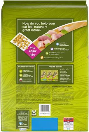 Cat Chow Naturals Indoor Chicken Cat Food