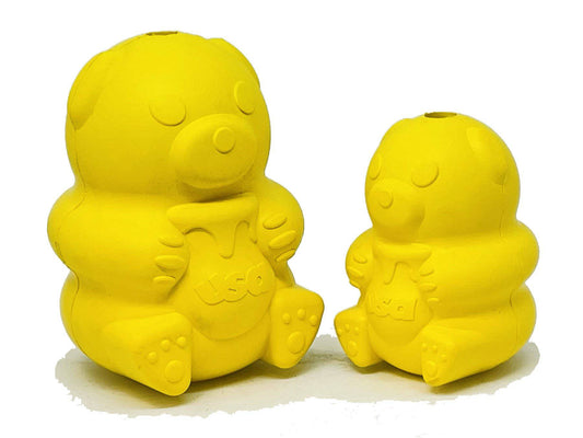Honey Bear eDispenser - Durable Rubber Treat Dispenser for Dogs