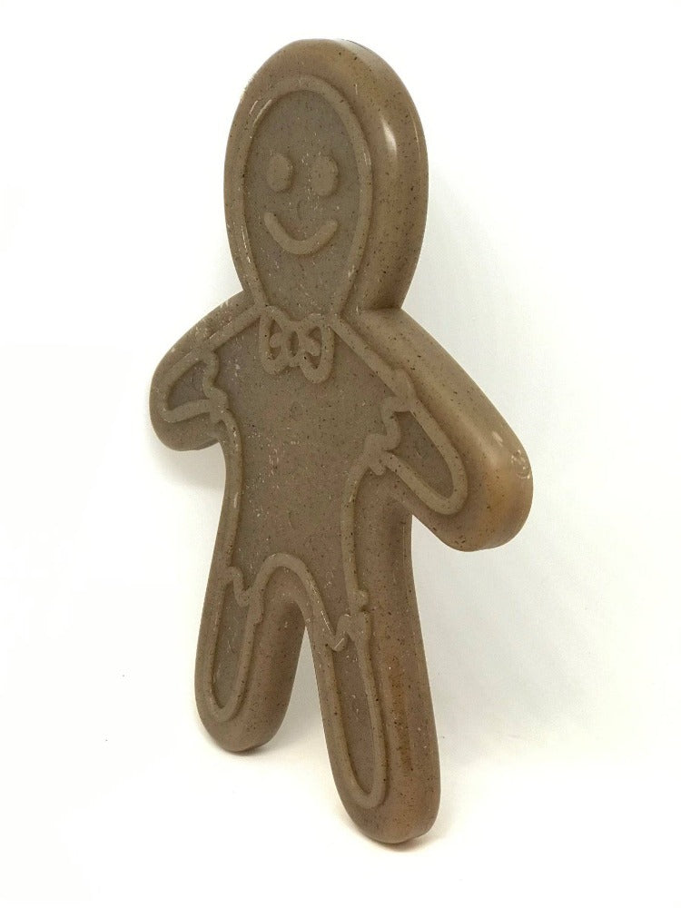 Gingerbread Man Nylon Dog Chew Toy for Aggressive Chewers | USA