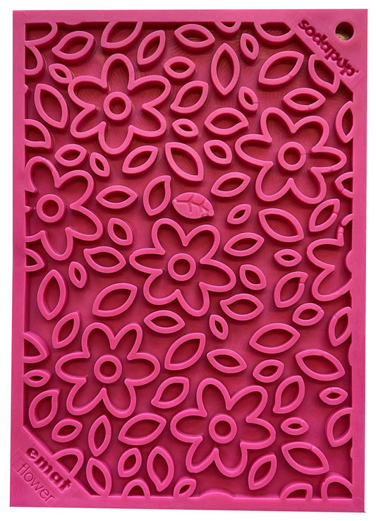 Flower Power emat - Enrichment Lick Mat for Dogs and Cats