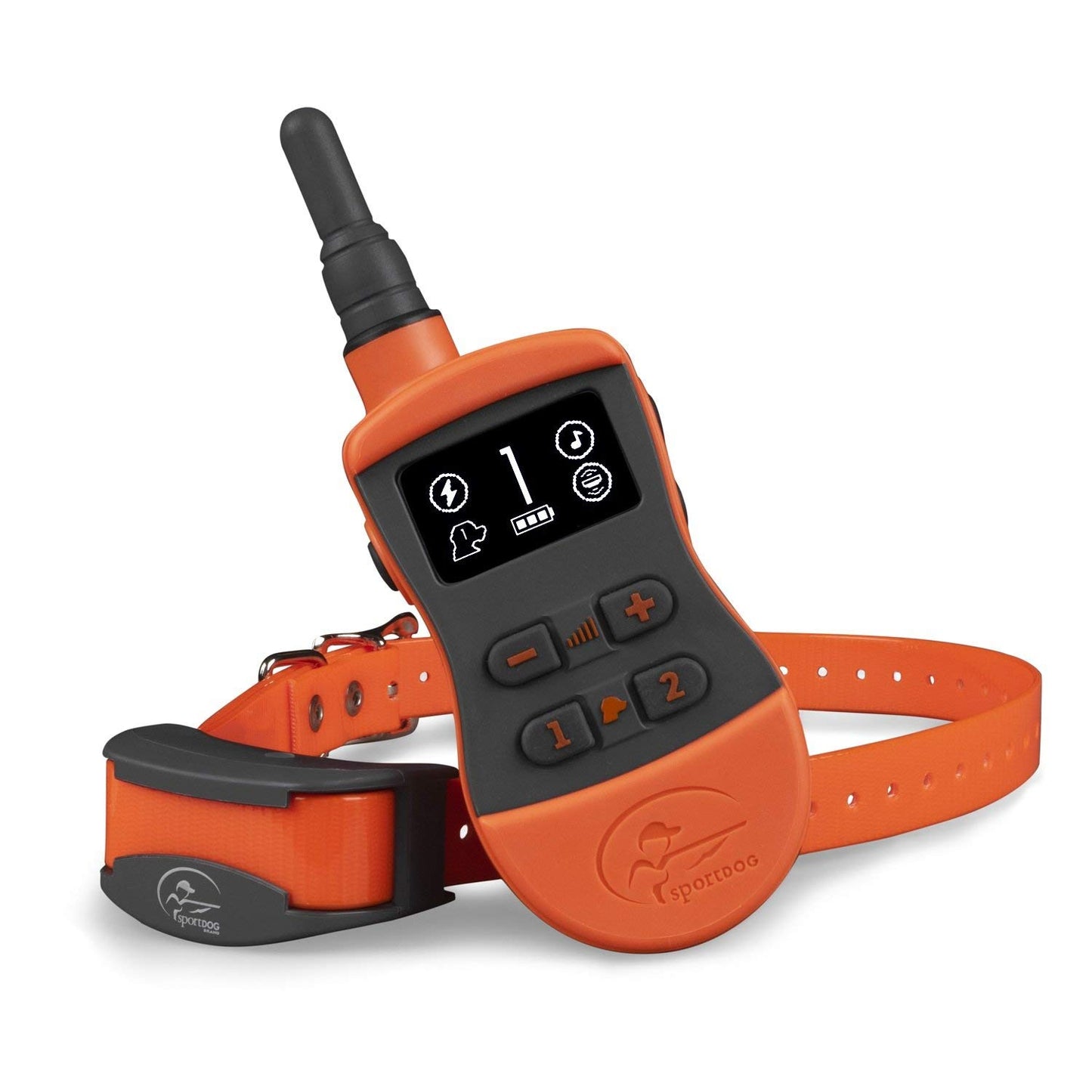 SportDOG remote dog training collar with adjustable settings and a durable orange design for effective pet training
