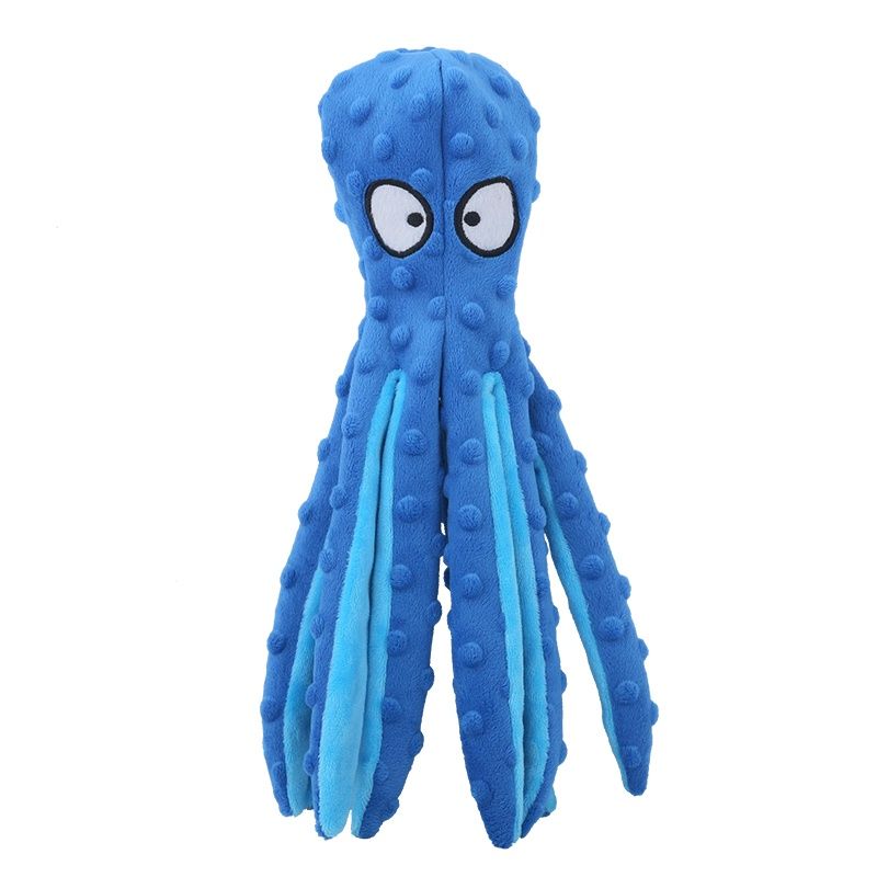 Purrfect Pet Kingdom Squeaky Chew Toy for Dogs Blue Purrfect Pet Kingdom