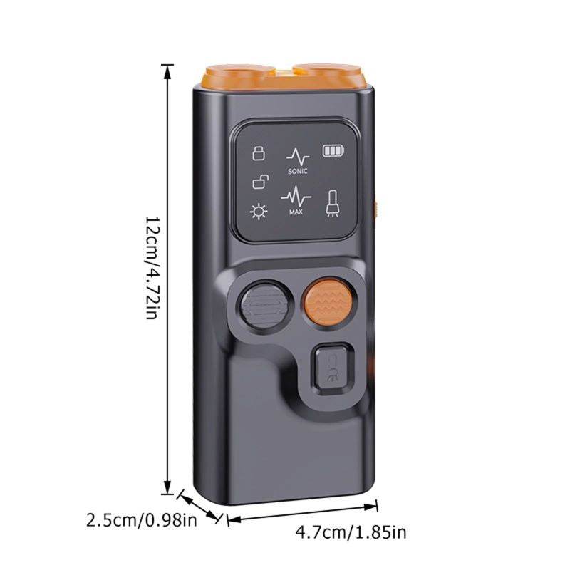 Purrfect Pet Kingdom stop dog barking tool with sonic and max settings compact training aid