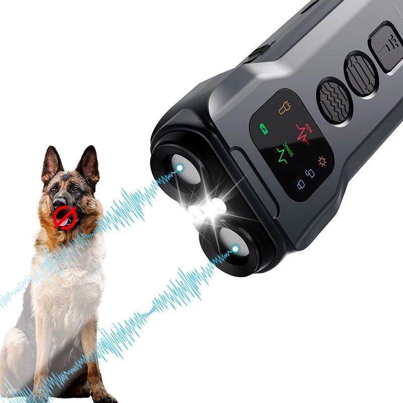 Purrfect Pet Kingdom stop dog barking tool emitting ultrasonic sound to train and calm a German Shepherd