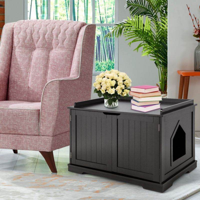 Purrfect Pet Kingdom Stylish Cat Hideaway for Living Room 🚀 - Purrfect Pet Kingdom