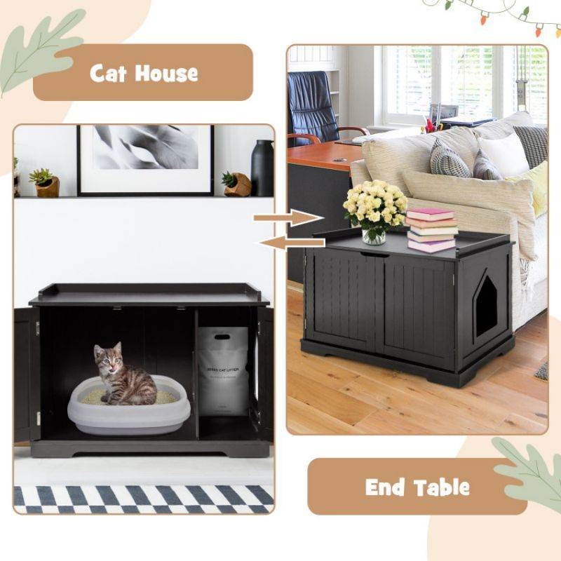 Purrfect Pet Kingdom Stylish Cat Hideaway for Living Room 🚀 - Purrfect Pet Kingdom
