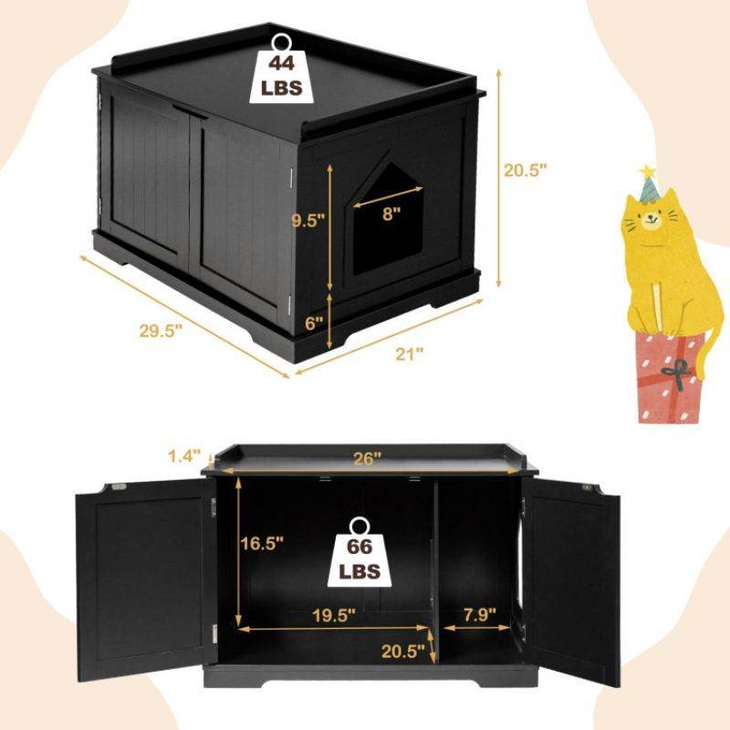 Purrfect Pet Kingdom Stylish Cat Hideaway for Living Room 🚀 - Purrfect Pet Kingdom