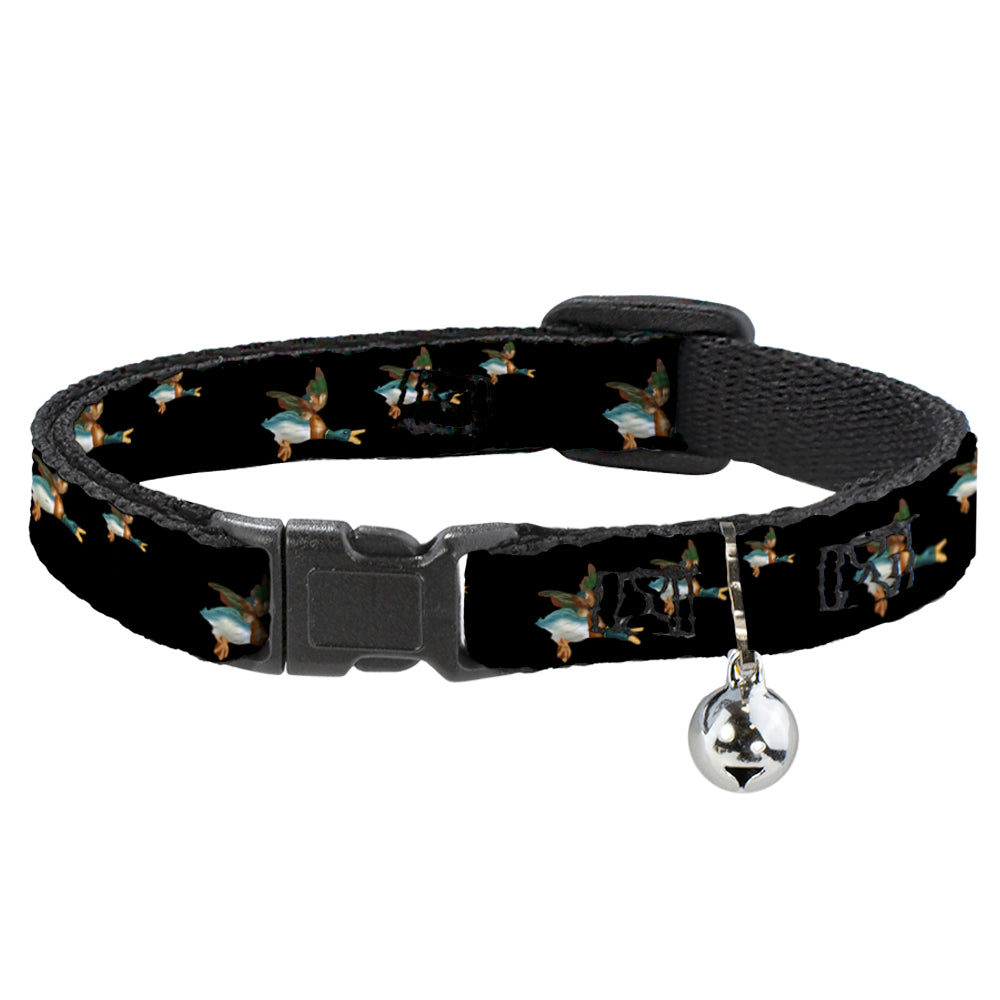 Cat Collar Breakaway Flying Mallards Black Bell ๐ฑ