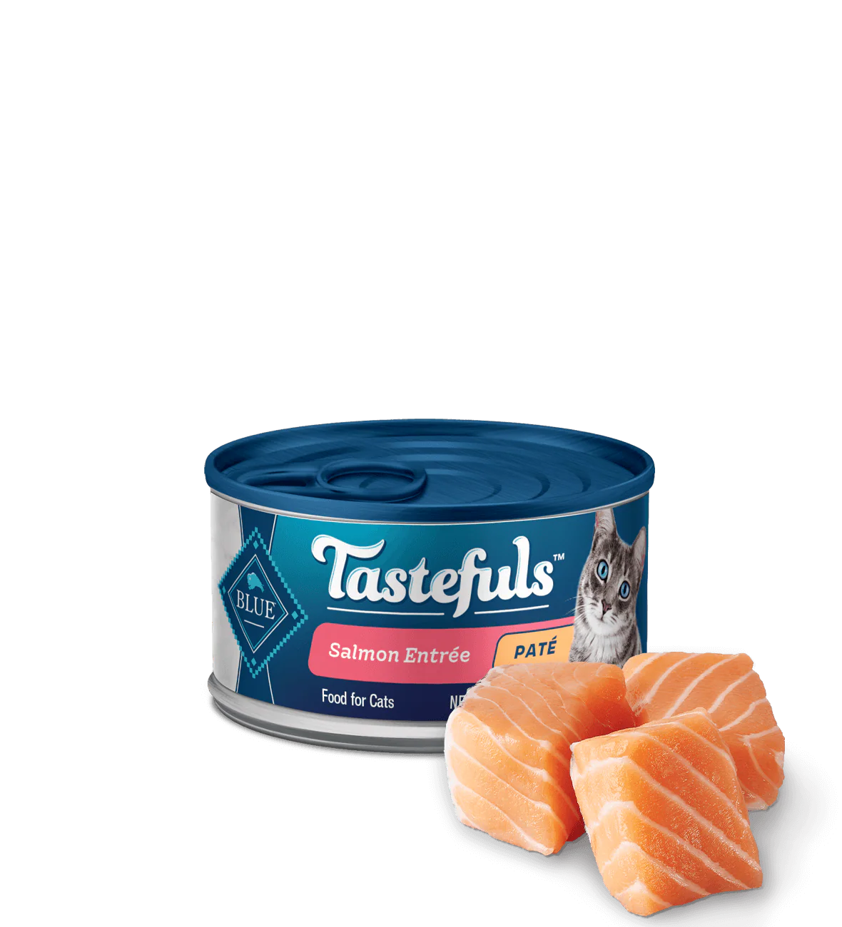 Tastefuls Adult Salmon Pate Wet