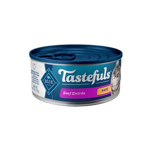 Blue Buffalo Tastefuls Adult Beef Pate Entree Wet Cat Cans