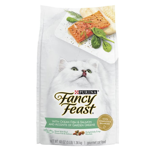 Fancy Feast Gourmet Oceanfish Dry Cat Food (3lb) - Fancy Feast Dry Cat Food - The Family Pet
