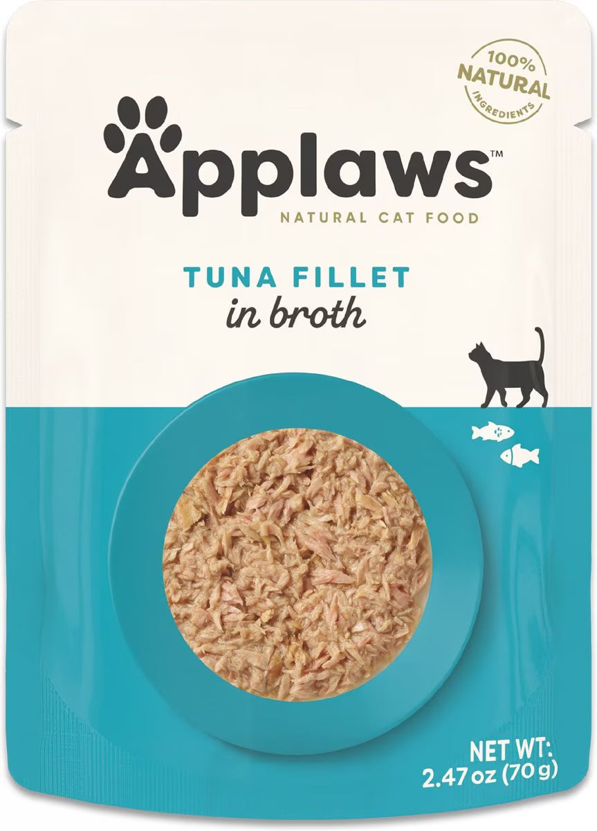Applaws Cat Flaked Tuna Pouch (2.47oz) - Applaws Wet Cat Food Topper - The Family Pet