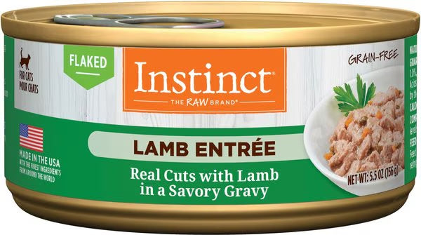 Instinct Flaked Lamb Wet Cat Food (5.5oz) - Instinct Wet Cat Food - The Family Pet