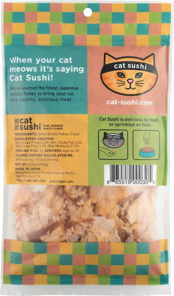 Cat Sushi Bonito Flakes Treats (.7oz) - Cat Treats - The Family Pet