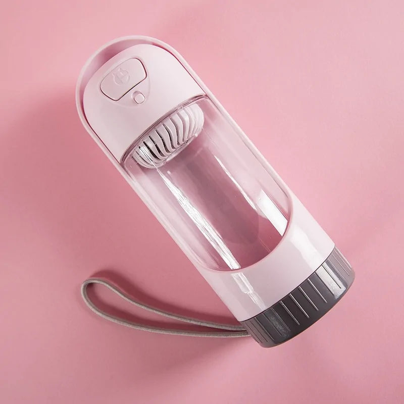 Portable Pet Water Bottle for Dogs: Travel Drinking Bowl - Ameraeon