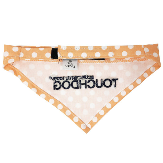 Touchdog Polka-dot Patterned Hook-and-Loop Fashion Dog