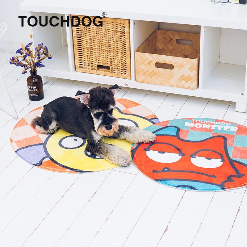 Dog Mat - Touchdog Shoe-faced Monster Plush Pillow Bed