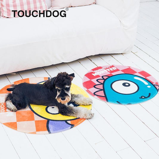 Touchdog Cartoon Up-for-Crabs Monster Rounded Cat and Dog