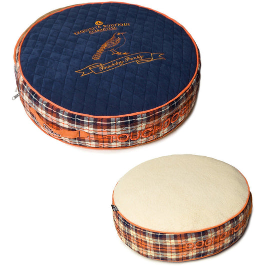 Touchdog ® 'Bark-Royale' Quilted and Raised Premium Rounded Designer Dog Bed