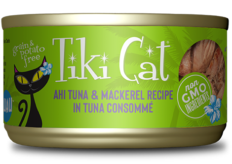 Tikicat All Life Stages Hookena Luau Ahi Tuna and Mackerel (2.8oz) - Wet Cat Food - The Family Pet