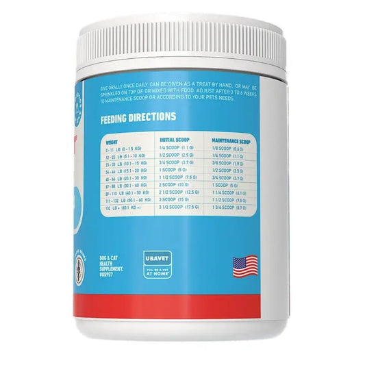 UBAVET Joint Gold Support Powder for Dogs & Cats – 8.8 oz /