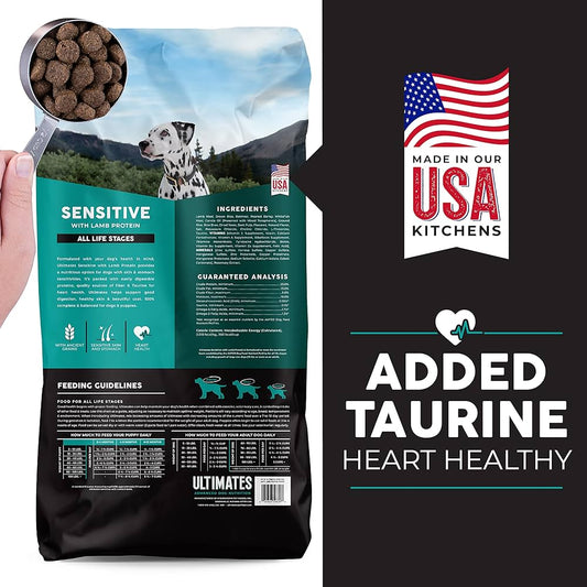 Ultimates Adult Sensitive With Lamb Dry Dog Food (28lb) - Ultimates Dry Dog Food - The Family Pet