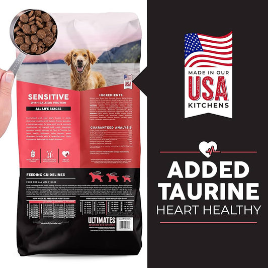 Ultimates Adult Sensitive With Salmon Dry Dog Food (28lb)