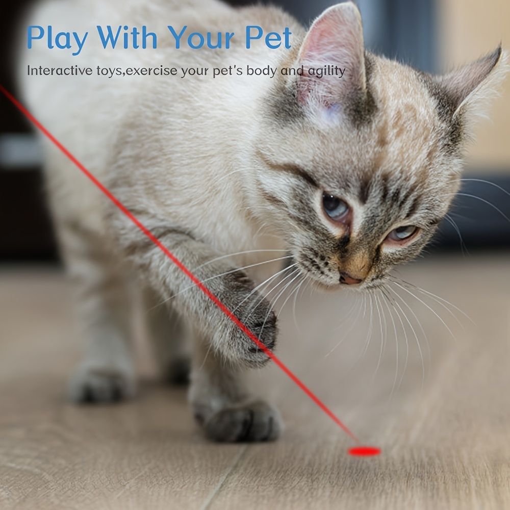 Purrfect Pet Kingdom USB Rechargeable Laser Pointer for Cats Purrfect Pet Kingdom