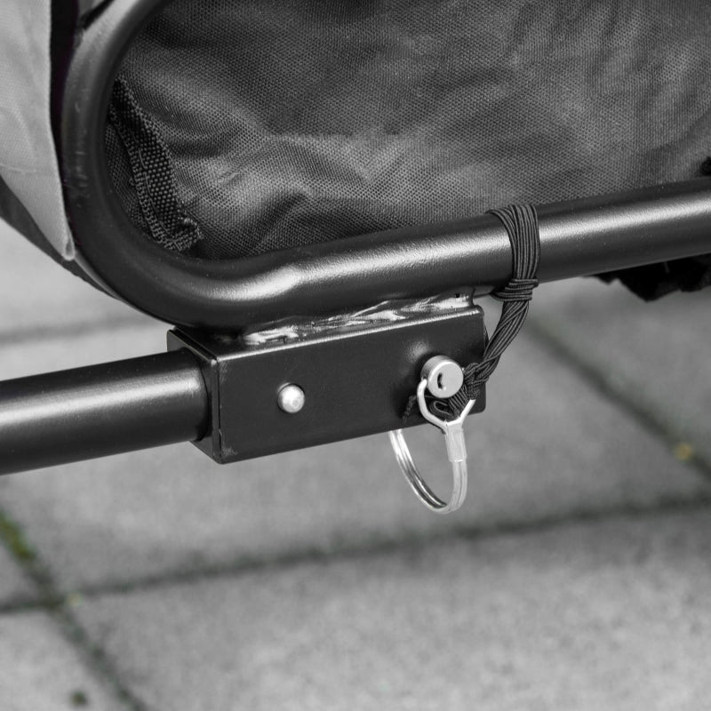 2-In-1 Pet Bike Trailer Stroller Jogging ๐ด