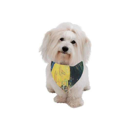 Pet Apparel Van Gogh Cafe Terrace At Night Double-Sided - detail product image for pet apparel