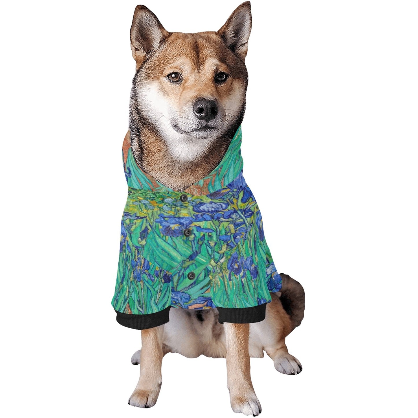 Van Gogh Irises Pet Hoodie