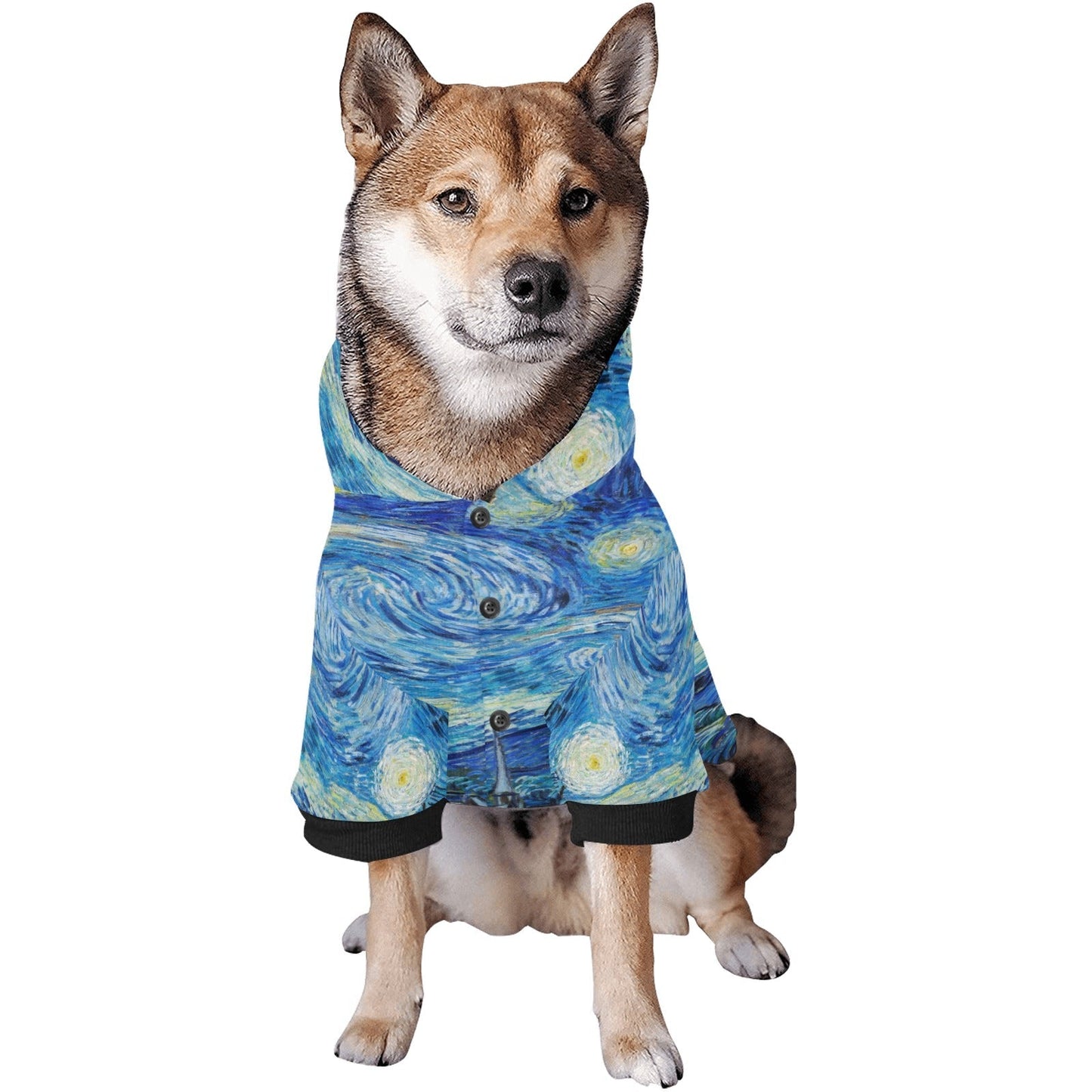 Van Gogh Starry Night Pet Hoodie