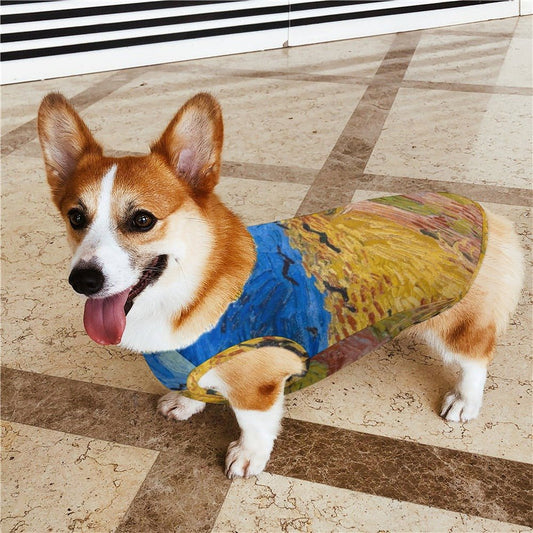 Van Gogh Wheatfield Pet Vest