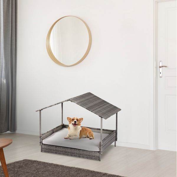 Purrfect Pet Kingdom Canopy Dog Bed for Medium Pets Purrfect Pet Kingdom